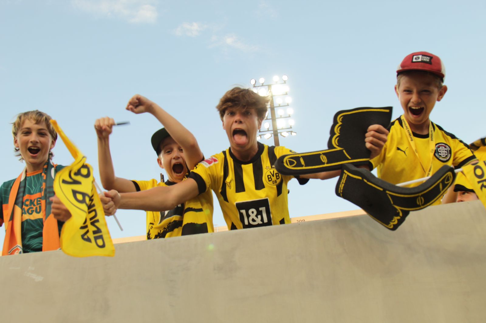 Ambientazo en el Snapdragon Stadium