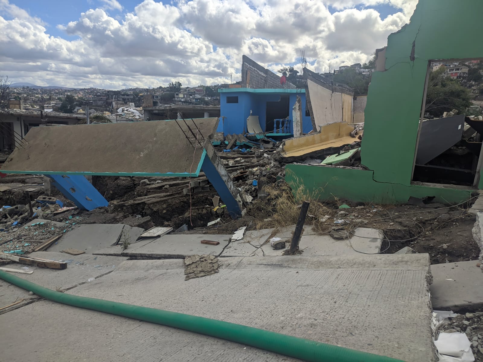 La colonia ha pasado por hundimientos desde hace a&ntilde;os