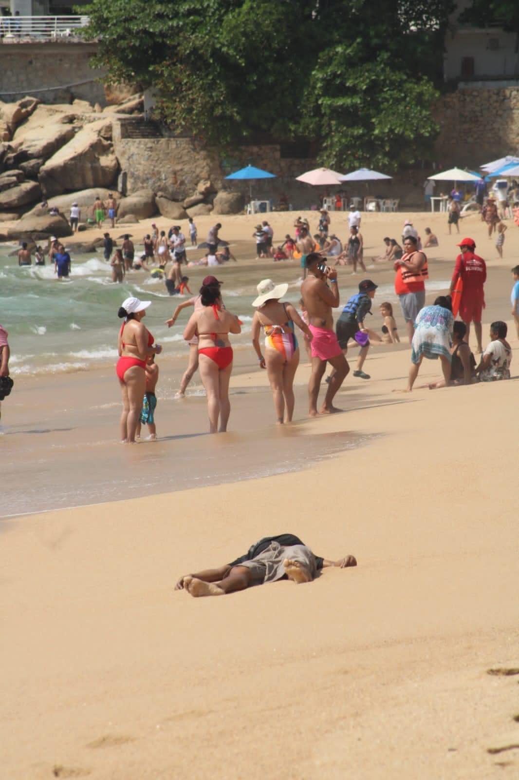 Cuerpo sin vida encontrado en playa de Acapulco