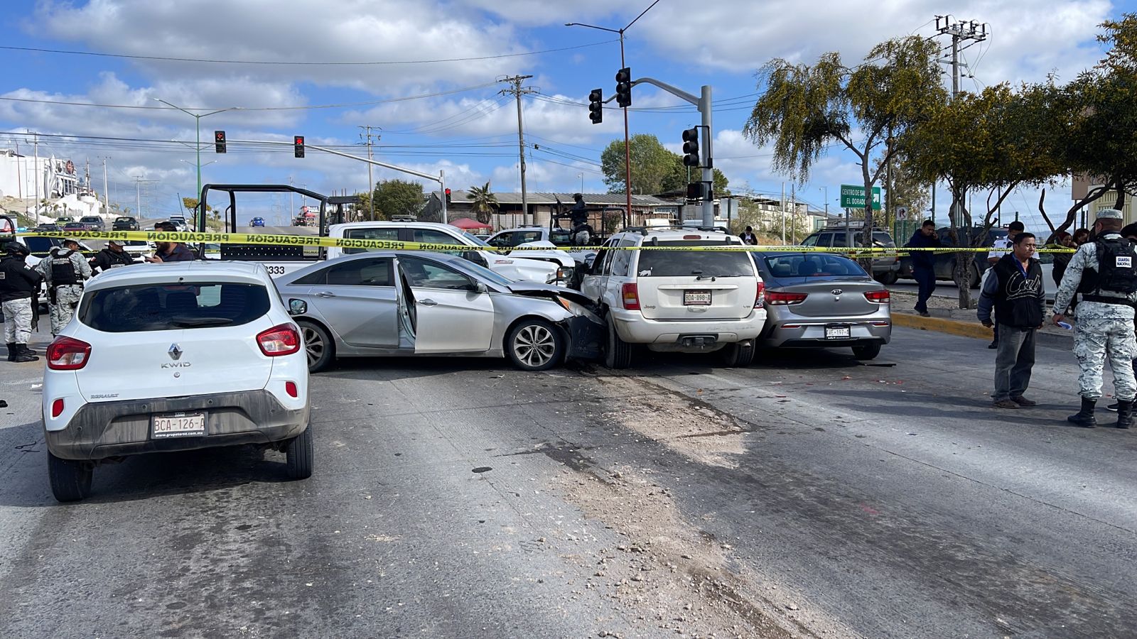 choque de la guardia nacional