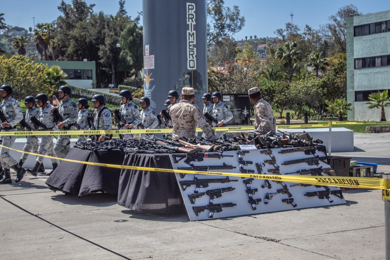 Cuartel General destruye 885 armas de fuego