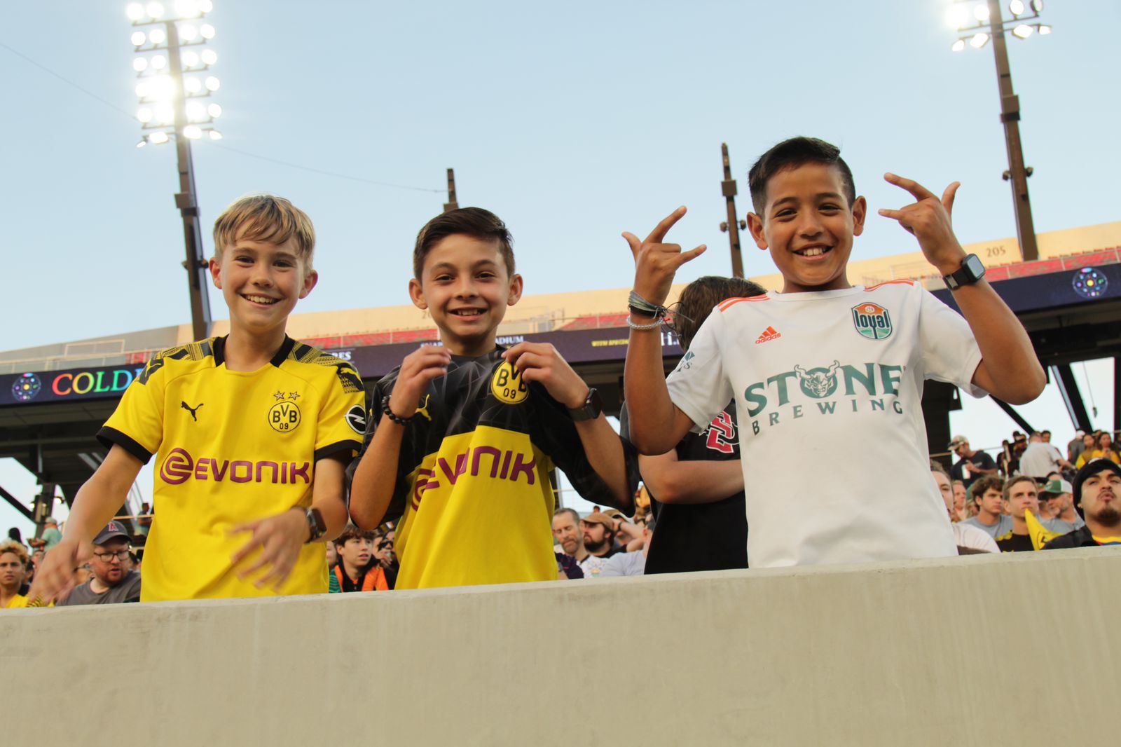 Ambientazo en el Snapdragon Stadium